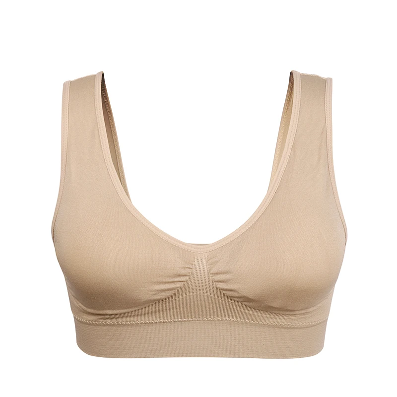 WANAYOU Lace Solid Sports Bra,Plus Size XXL XXXL U Back Seamless Sports Bra Top,Padded Wirefree Breathable Yoga Bra for Women