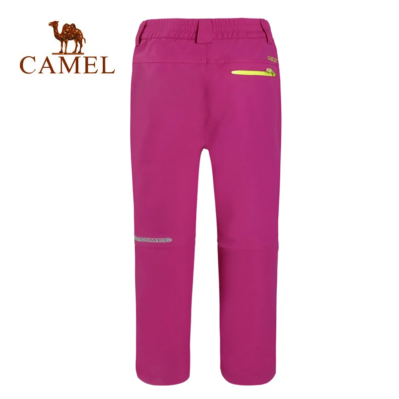 CAMEL/зимние детские походные брюки; флисовые брюки для улицы; водонепроницаемые ветрозащитные теплые брюки для кемпинга и альпинизма