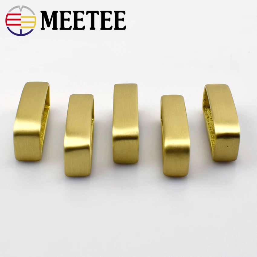 2 шт. Meetee 30 мм 35 40 пряжка для ремня из чистой меди латунная аксессуары сделай сам