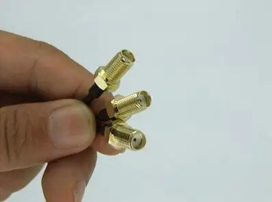 100 pcs lot free shipping SMA male and female silver coaxial cable for antenna | Мобильные телефоны и аксессуары