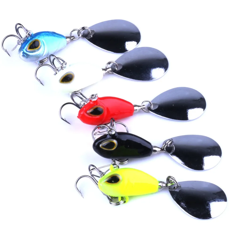 5 шт. приманки для ловли окуня 25 мм 11 г|vibration lures|fishing lurefishing spinner |