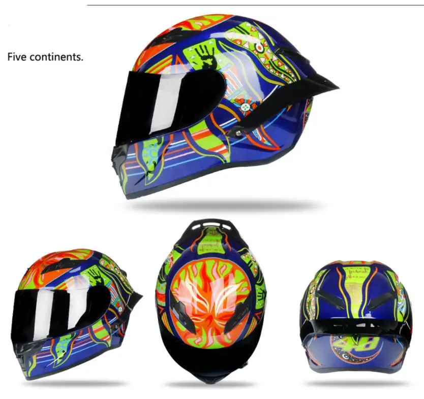 Полнолицевой шлем Casco Moto Capacete мотоциклетный шлем гоночный каск шлем мото Полнолицевой каск горные точка безопасный шлем