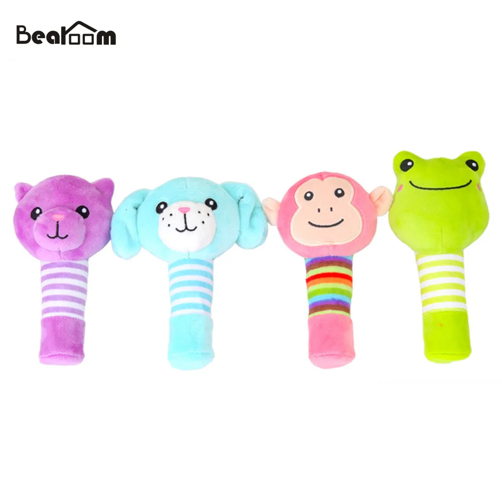 Bearoom детские погремушки Bebe мобильные игрушки ручной захват Погремушки