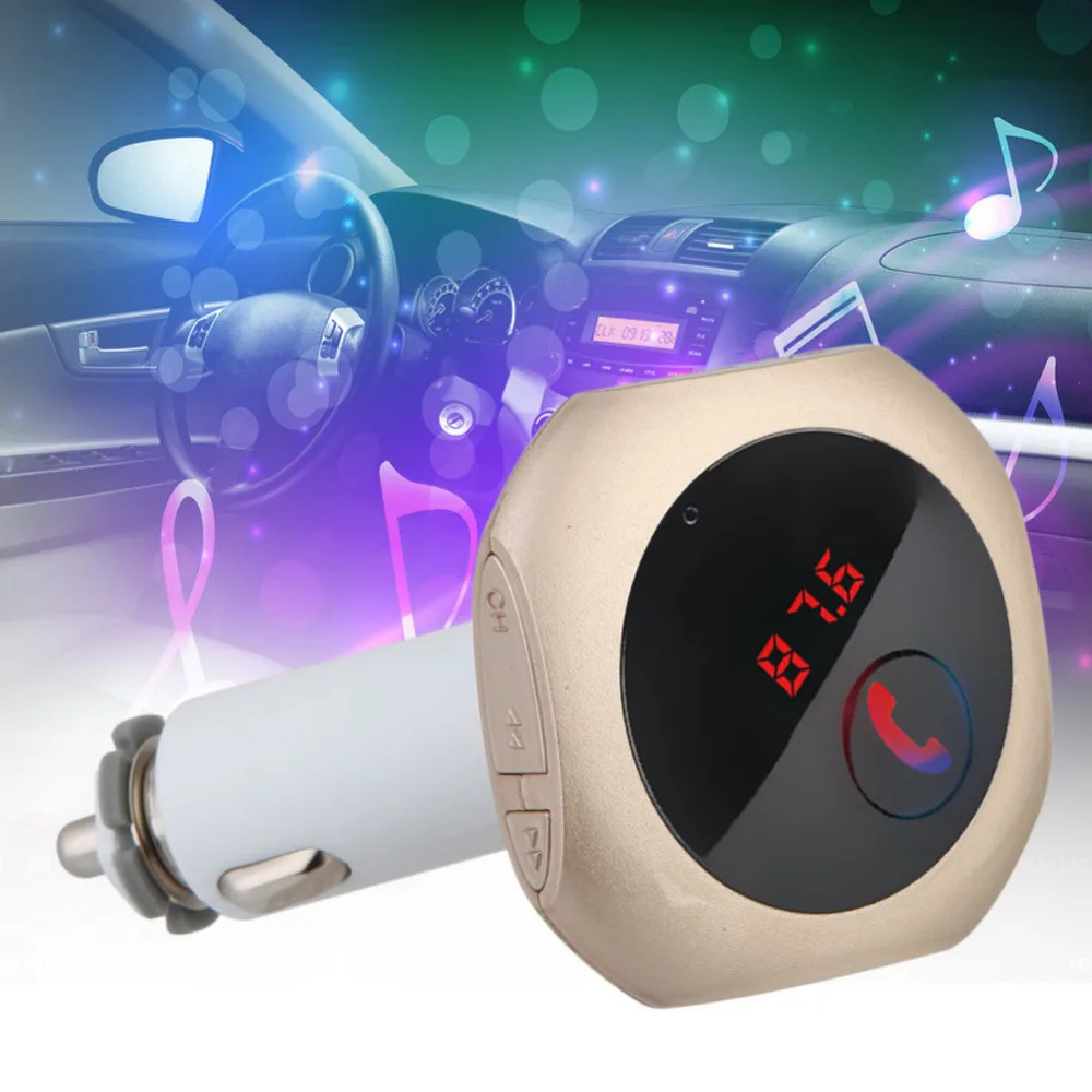 Автомобильный аудио mp3 плеер Bluetooth FM передатчик беспроводной автомобильный