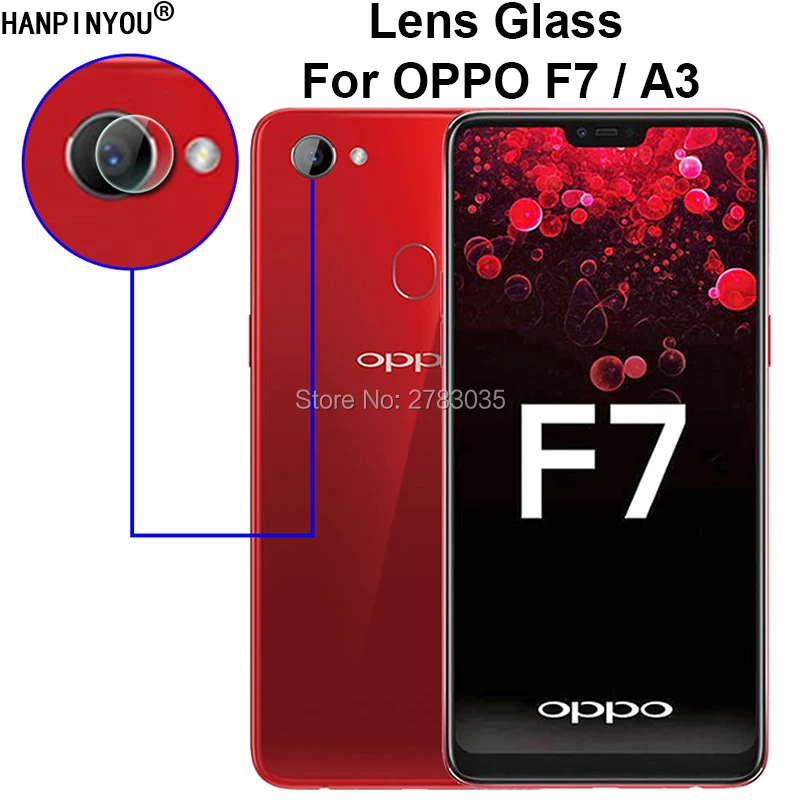 Прозрачная ультратонкая Защитная пленка для объектива задней камеры OPPO F7 /