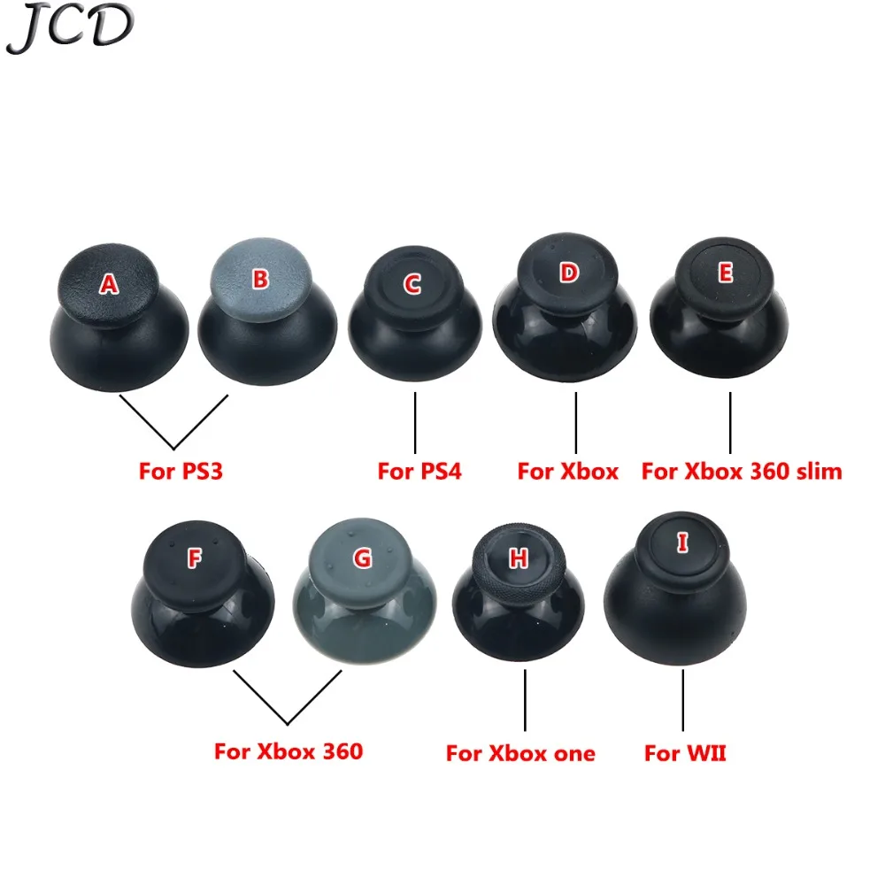 JCD 1 пара = 2 шт. аналоговый джойстик для пальца grip Кепки Sony PS3 PS4 Xbox 360/один