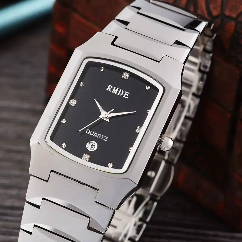 RMDE роскошный бренд вольфрамовый стальной браслет деловые часы