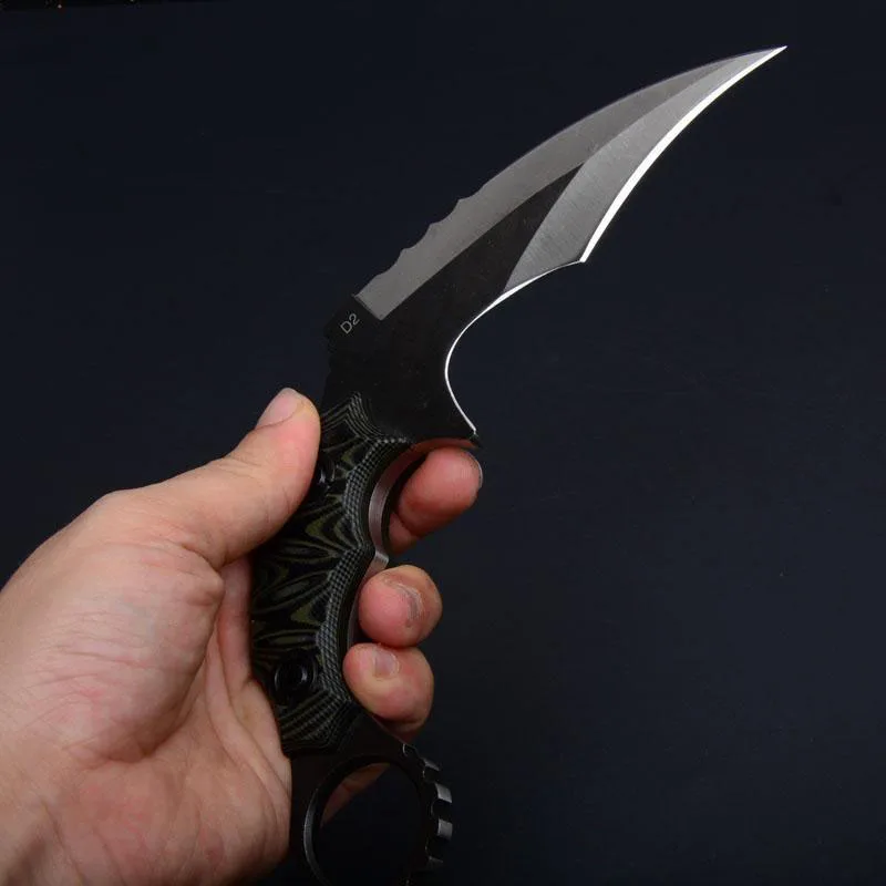 Ножи Karambit CS GO Counter Strike D2 нож для выживания фиксированный лыжный охотничий нож верхняя часть тактическое снаряжение острые инструменты для кемпинга