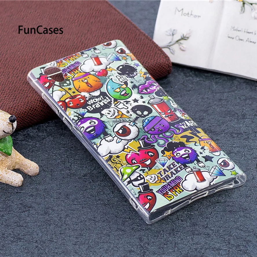 Luminous Phone Case For Sony Xperia L1 G3311 G3312 G3313 E6 Dual Silicone Bag Covers Skin Shell song | Мобильные телефоны и