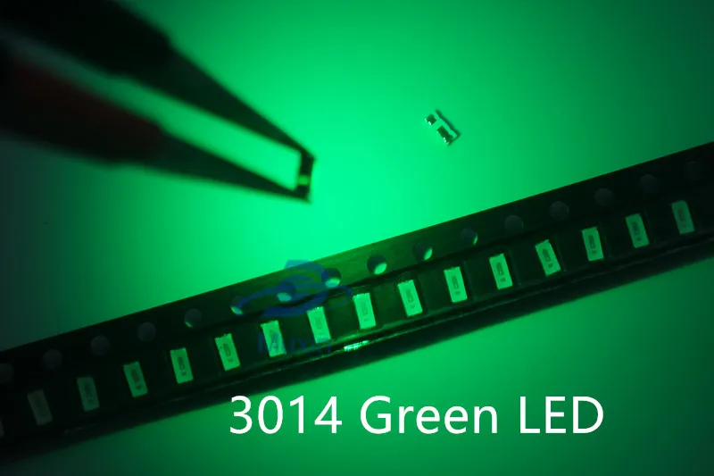 MX Smart Electronics 50 шт./лот супер яркое 3014 зеленое освещение SMD светодиодный Диод|diode
