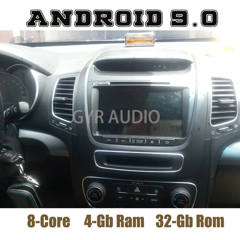 Для Kia Sorento 2013 Восьмиядерный PX5 Android 9,0 автомобильный dvd gps плеер с 4G ram 32G rom wifi 4g usb авто мультимедиа