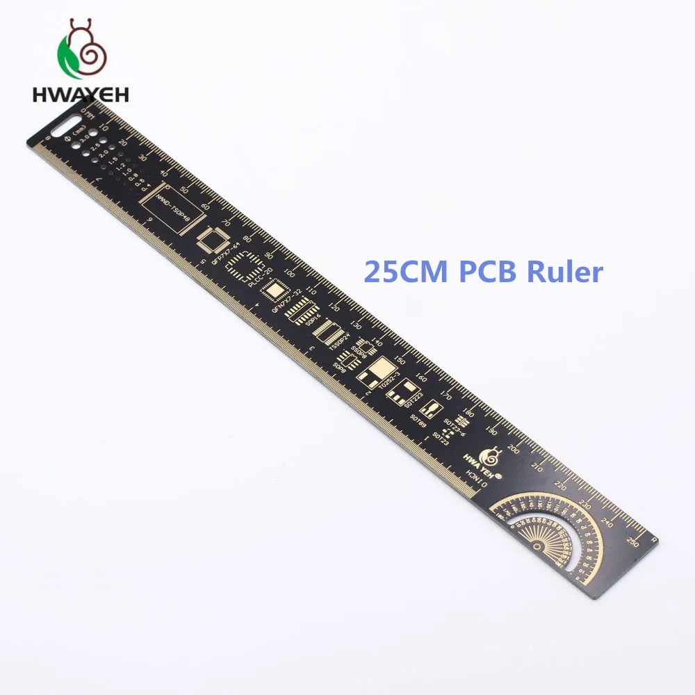 Многофункциональная линейка PCB 15 см 20 25 для электронных инженеров любителей Arduino