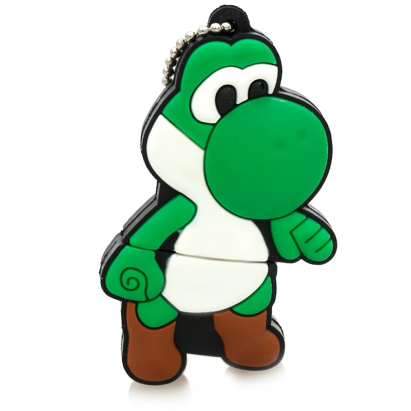 Amthin USB флеш накопитель Mario cool yoshi 4G Dinosaur shaped 64G карта памяти Флеш u disk 8GB 16GB 32G pendrive|mario