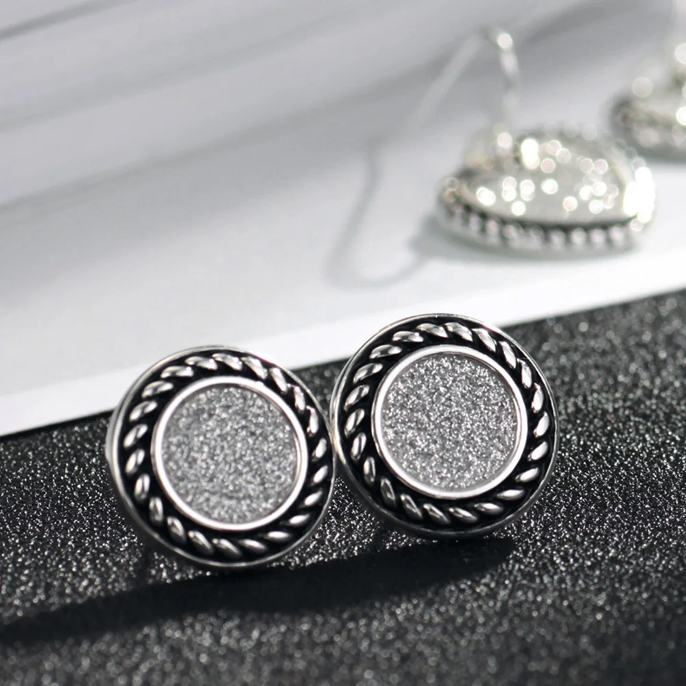 Neoglory горный хрусталь сердце три пары черный Комплект сережек для женщин