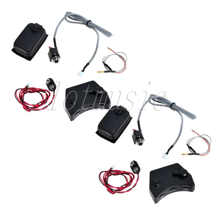 

2Set Preamp IRIS-1 3Band EQ Pickup For Ukulele And Mini Guitar Piezo Cable Pickup