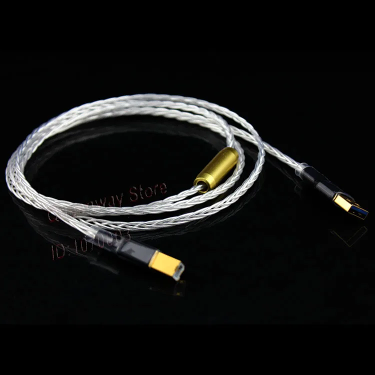 Hi End HiFi USB звуковая карта декодер DAC цифровой кабель HIFI A / B порт на выбор|Кабели