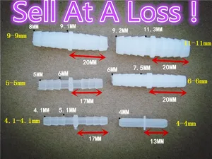 1 шт.лот K609B 4-11 мм PE одинаковый диаметр соединения водопроводной трубы, прямой шланг для шланга, силиконовая трубка, ЛИНКЕР, детали для аквариума, продажа при потере