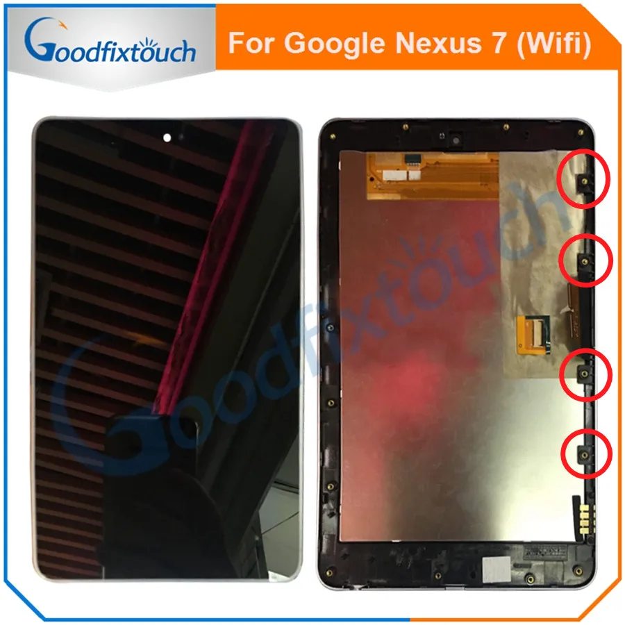 ЖК-дисплей с сенсорным экраном дигитайзер стекло в сборе для ASUS Google Nexus 7 1-го