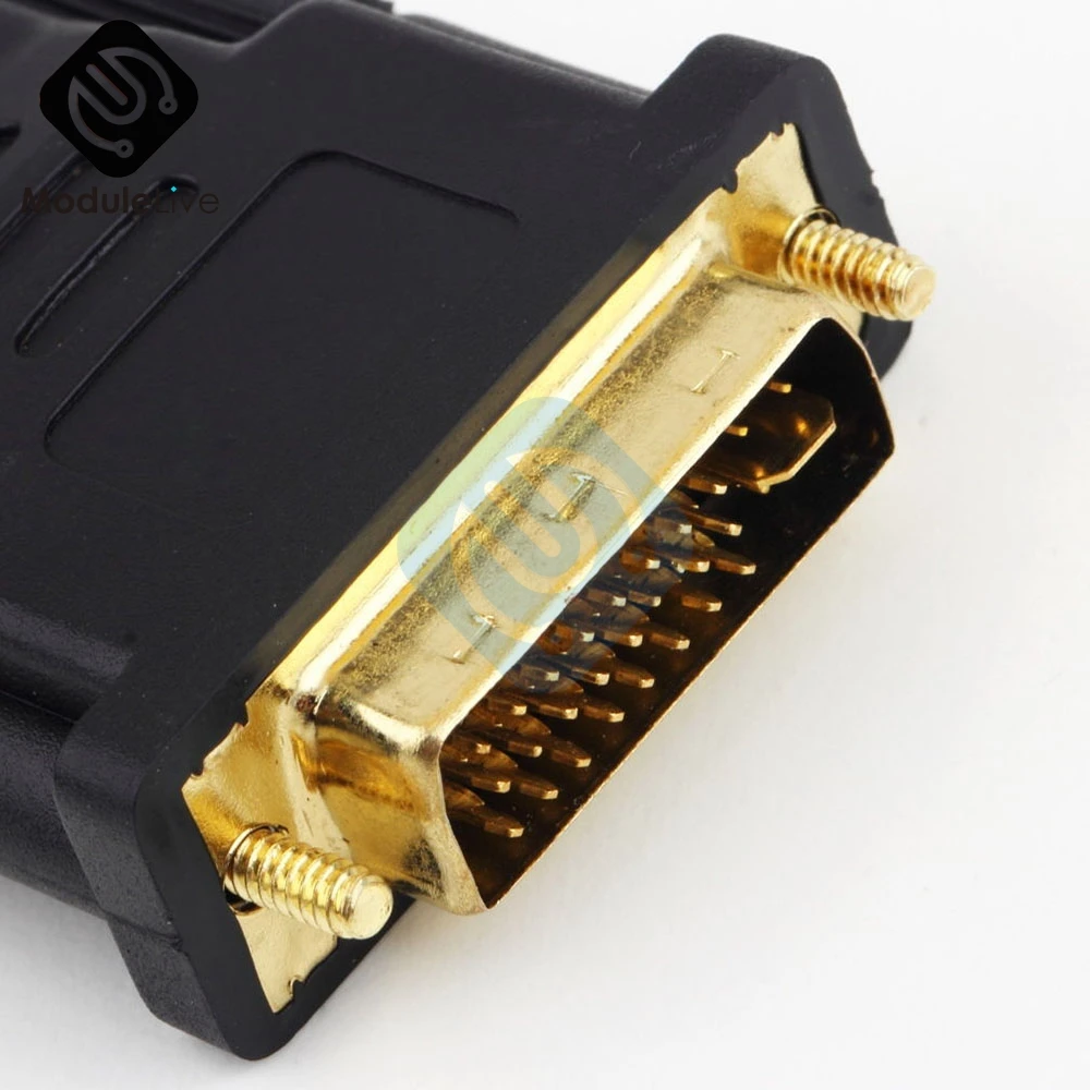 Кабель-преобразователь DVI 24 + 1 на гнездо 1080P для монитора проектора HDTV с золотым