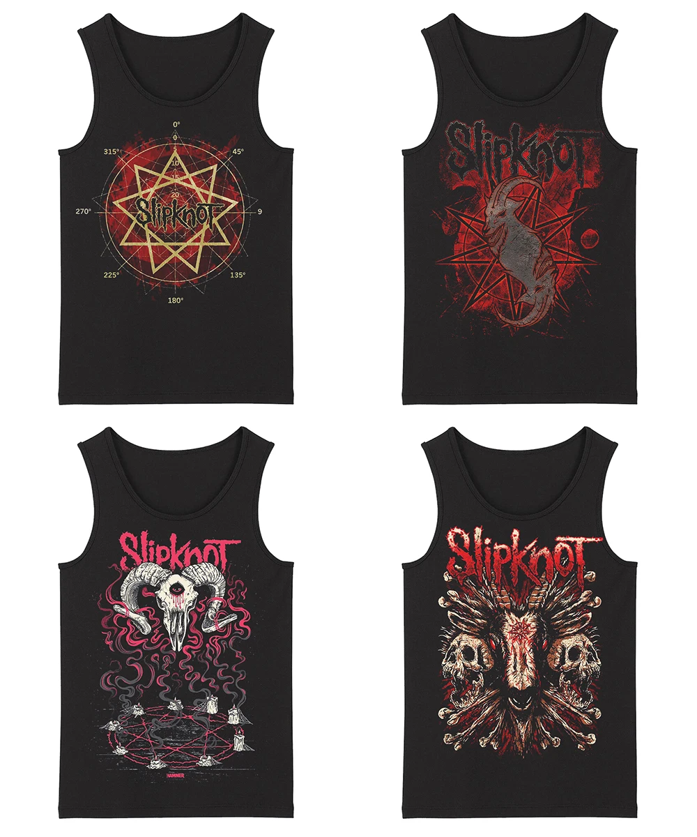 Todhoof Slipknot новая волна американского тяжелого металла Deathcore мужской топ топы на бретелях Азиатский размер