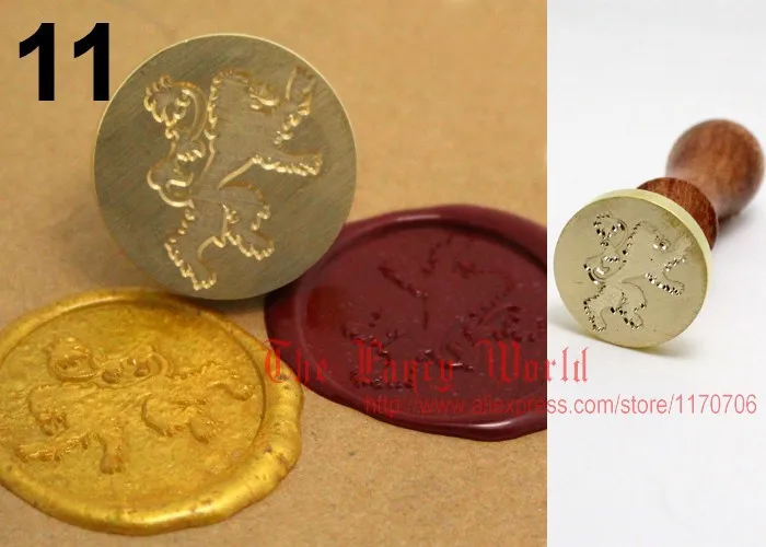 Игра престолов печать воска 9 дом пальто Старк Таргариен Lannister Baratheon Arryn Tully Greyjoy Tyrell штамп+ уплотнительный воск