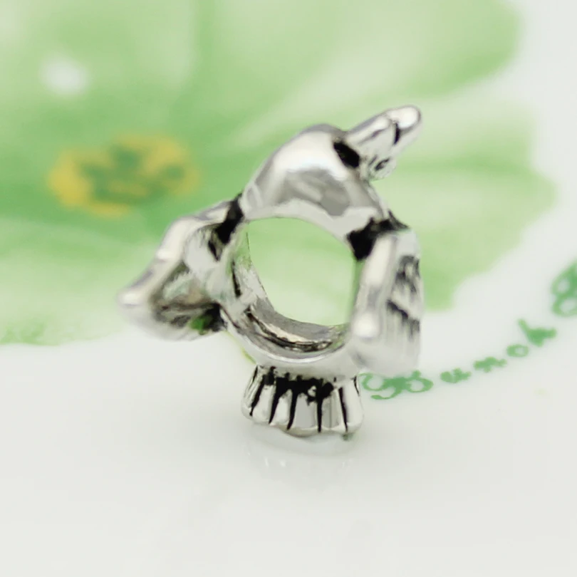 Новый продукт летающая птица голубь мира с оливковыми свинцовыми бусинами Шарм