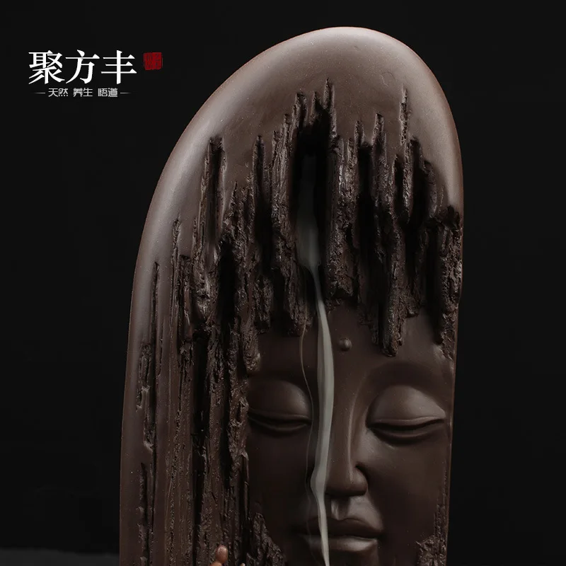 Lipo фиолетовый песок обратного потока благовония горелка Керамическая