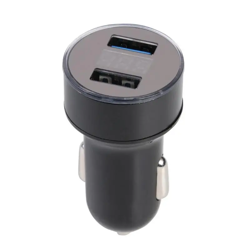 3.1A цифровой дисплей двойной Переходник USB для зарядки в машине вольтметр 2 порта