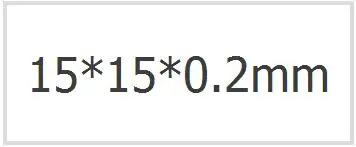 Платиновый электрод 10*10*0,1 мм Платиновый лист электрод PT электрод Платиновый лист помощник электрода - Цвет: Оранжевый