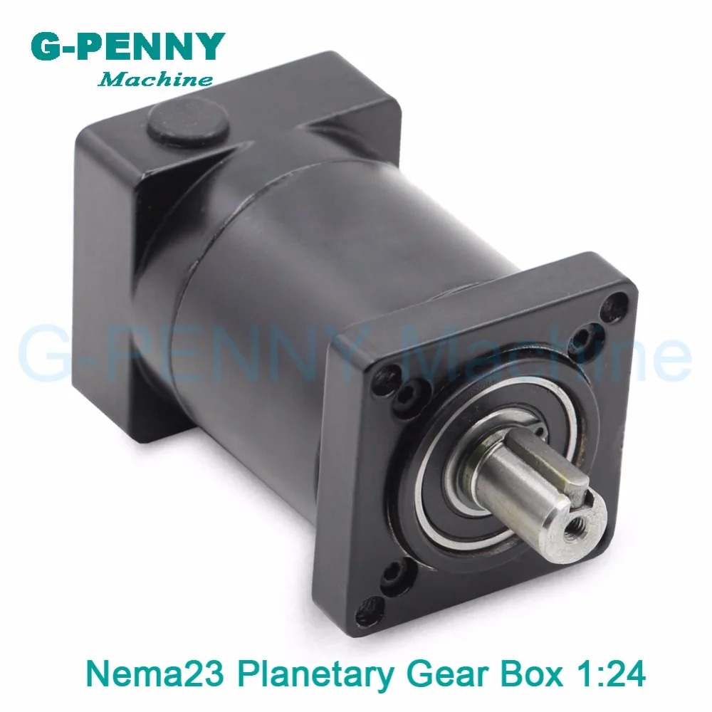 

1:24 Nema23 stepper motor planetary reduction Ratio 24:1 planet gearbox 57 motor speed reducer, High Torque high quality !!