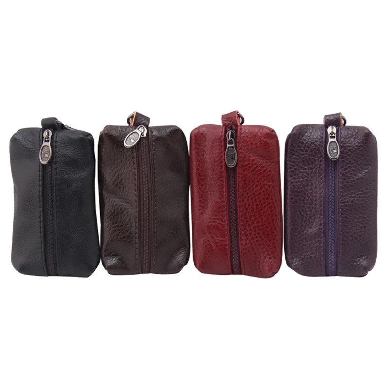 Винтажный кошелек для ключей ручной работы 100% Натуральная воловья кожа чехол