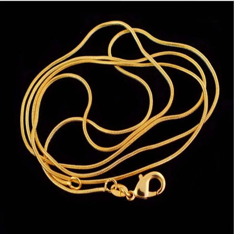 Цепочка для подвесок золотого цвета 10 шт. 40-60 см