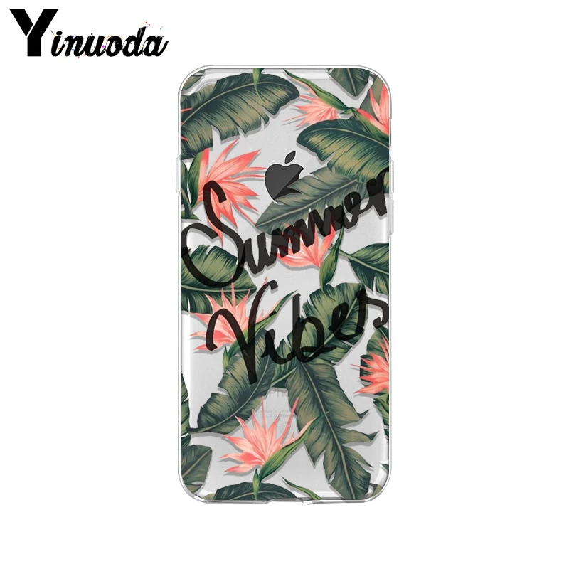 Yinuoda Hello cool summer Мягкий силиконовый чехол для телефона аксессуары Apple iPhone 8 7 6 6S Plus X XS