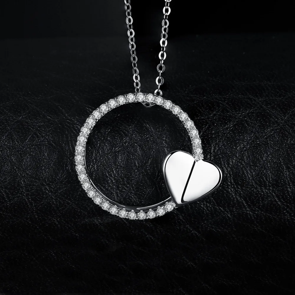 JewelryPalace Forever Love 0.3ct кубического циркония кулон сердце 100% 925 пробы silve модные