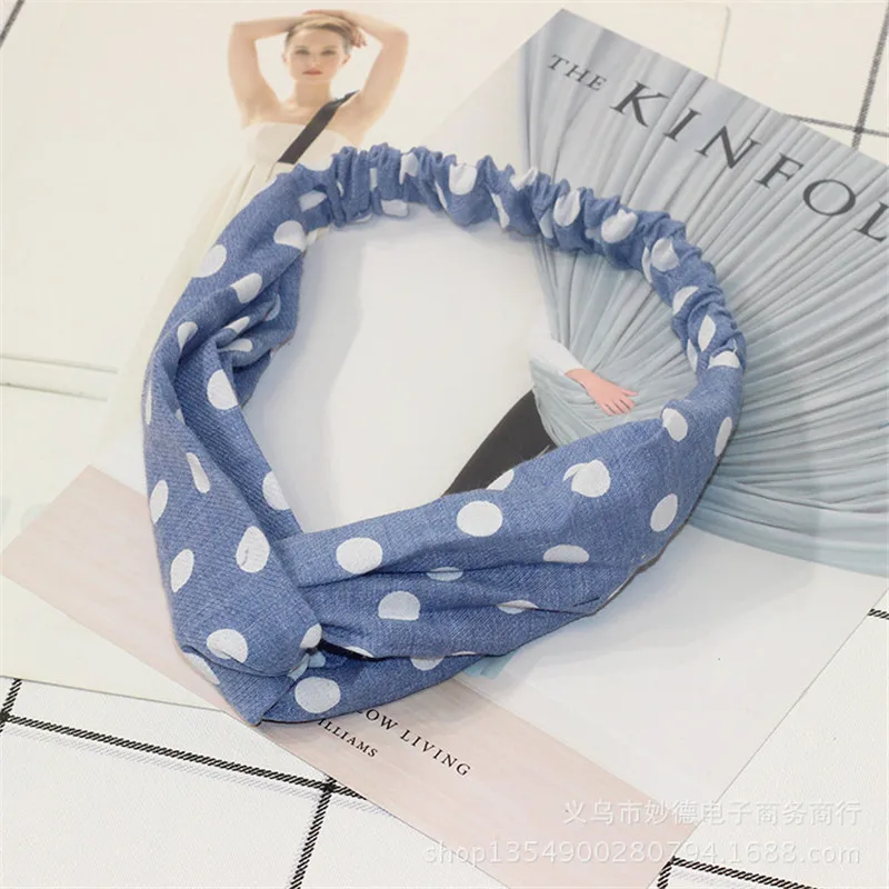 style 40 Ruoshui женская летняя Бохо оголовье корейский стиль ободок богемный головной убор девушки повязки банданы модные аксессуары для волос Головные уборы - Цвет: style 40