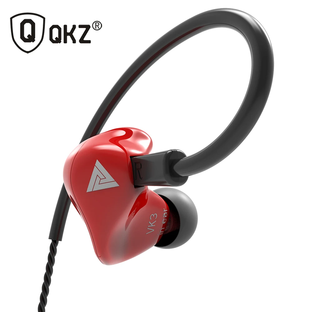 Натуральная QKZ VK3 наушники музыка стерео игровые для телефона Xiaomi с микрофоном