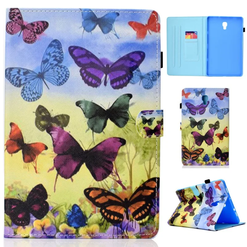 Чехол для samsung Galaxy Tab A T590 SM-T590 SM-T595 T595 10,5 из искусственной кожи Стенд Smart Cover для samsung SM-T590 T590 чехол