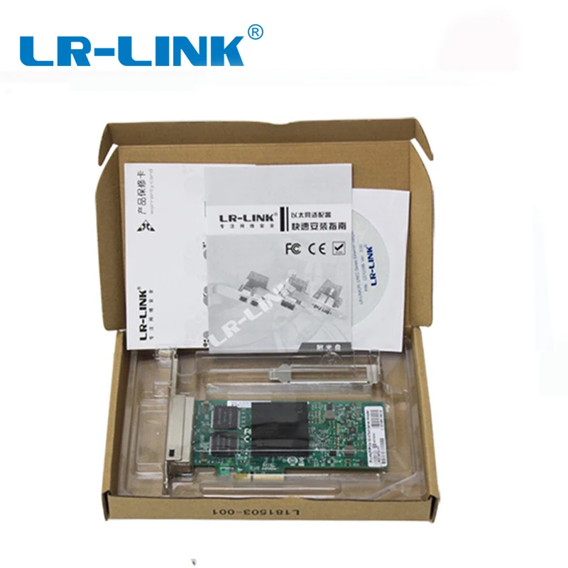 LR-LINK 9724PT Gigabit Ethernet сетевой адаптер Quad Порты и разъёмы PCI Express карты 1000 МБ Intel I350-T4