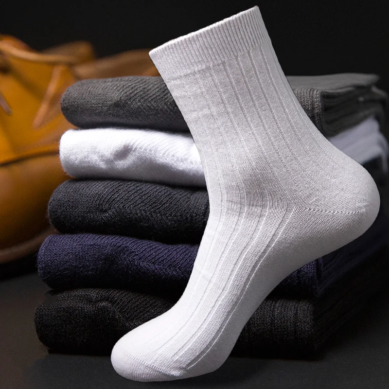 Носки мужские 100% хлопок анти-запах поглощающие носки осень и зима толстые