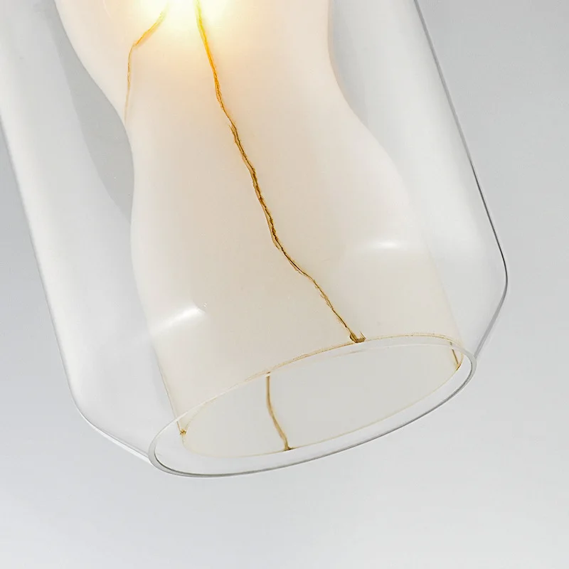 

Simple Glass Pendant Lights Moder Minimalist LED Bar Dining room Pendant Lamps Home Decoration Lighting E27 AC110-220V Luminaria