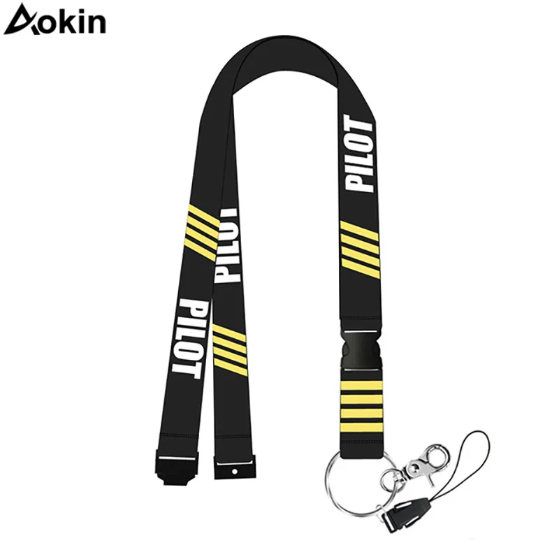 

Aokin Remove Before Flight Pilot Lanyards for Keys Neck Strap Gym Key Chain ID Card Holder Hang Rope Keychain Lanyard for Phone