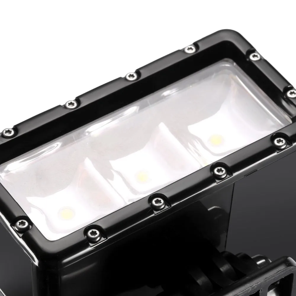 Wrumava вспышка для камеры подводного погружения Светодиодная лампа Gopro Hero 4 3 + 2 экшн