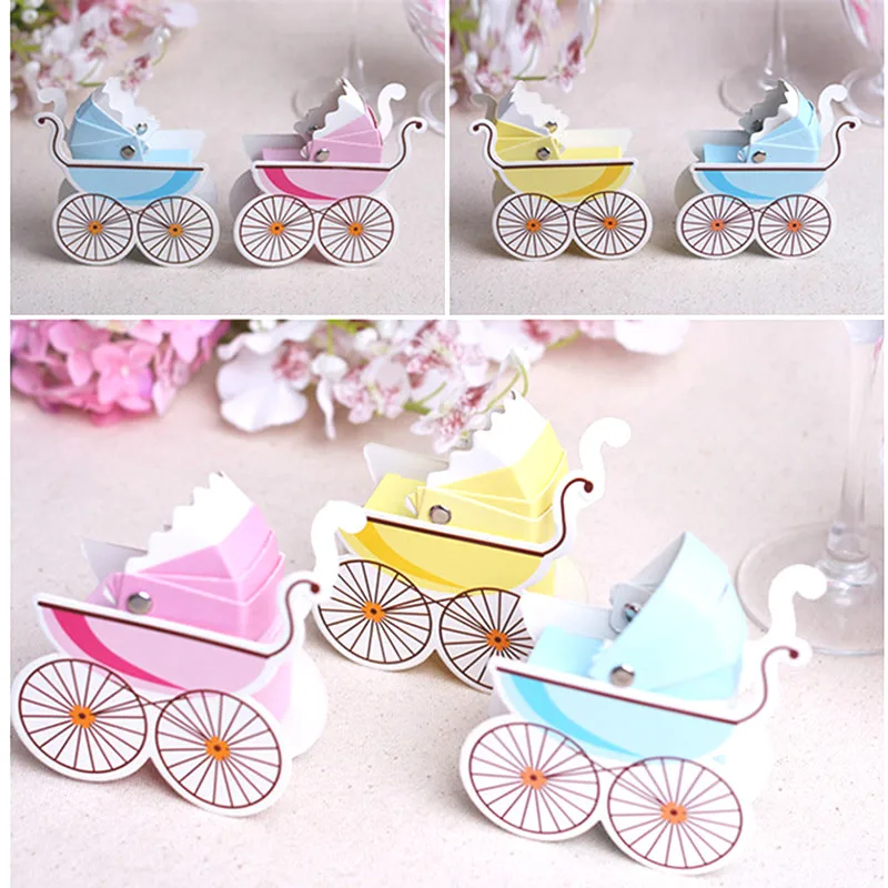 50 шт. бумажная коробка для конфет драже Подарочная Baby Shower свадебные сувениры