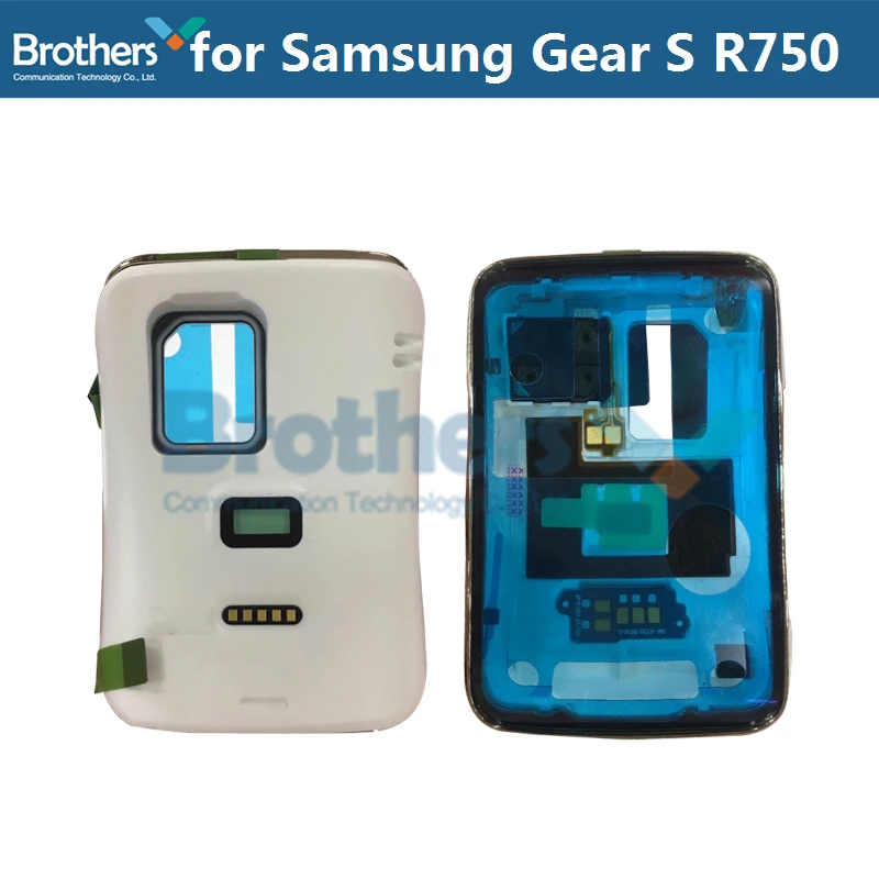 Передняя рамка для часов Samsung Gear S R750 задняя крышка корпуса Samsung SM-R750A R750P R750T держатель ЖК-дисплея оригинальный верхний.