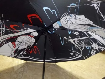 Ограниченная серия аниме Grandmaster of Demonic Cultivation Lan Wangji Wei Wuxian BL зонт от солнца, дождя реквизит для косплея Mo Dao Zu Shi подарки