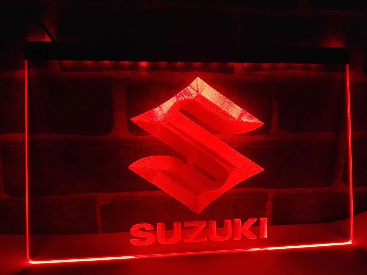 LG194- Suzuki светодиодная неосветодиодный световая вывеска | Дом и сад