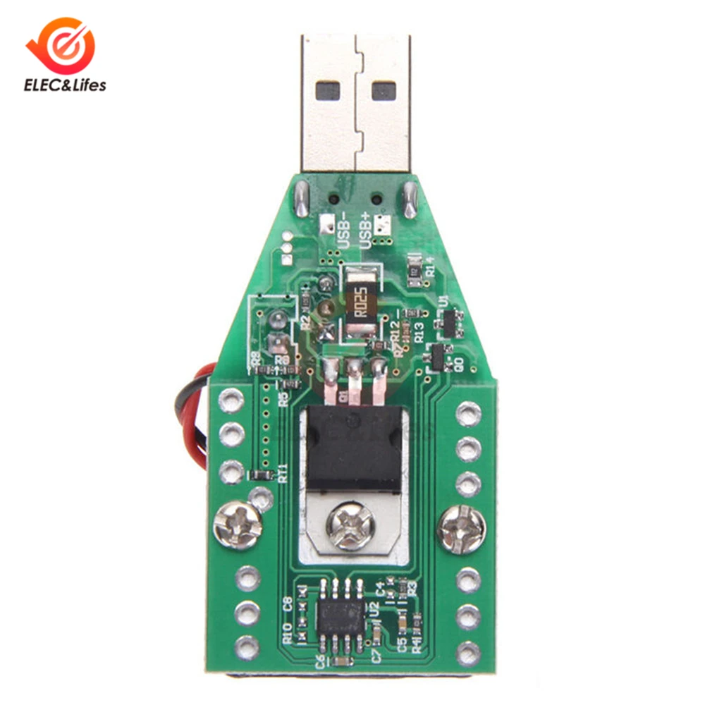 DC 3,7~ 13V USB 15W регулируемый постоянный ток электронная разрядка нагрузки резистор Емкость тестер батареи с вентилятором