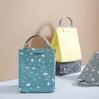 BONAMIE Портативная сумка для ланча с крючком и петлей, новинка, женская, детская, портативная, изолированная, Термосумка-холодильник, сумка для обеда, сумка для пикника