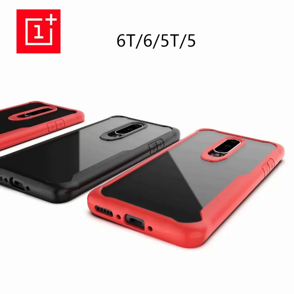 Чехол Oneplus 6, противоударный Прозрачный чехол для телефона OnePlus 5 T 5, мягкий силиконовый чехол из ТПУ, защитный чехол для One plus 6 6 T