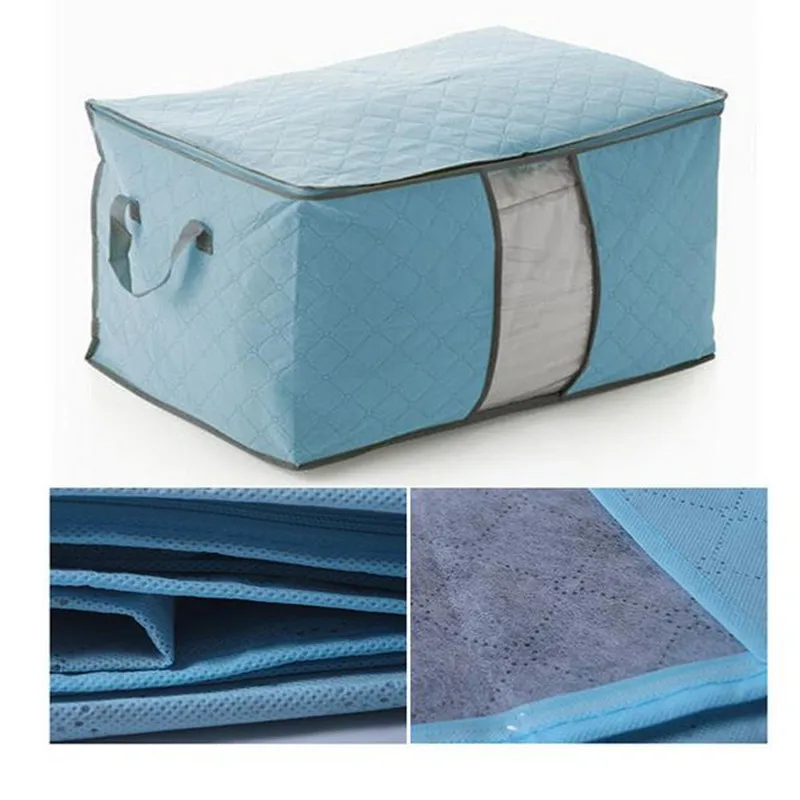 ASFULL нетканые сумки для хранения стеганое одеяло одежды шкаф разделитель